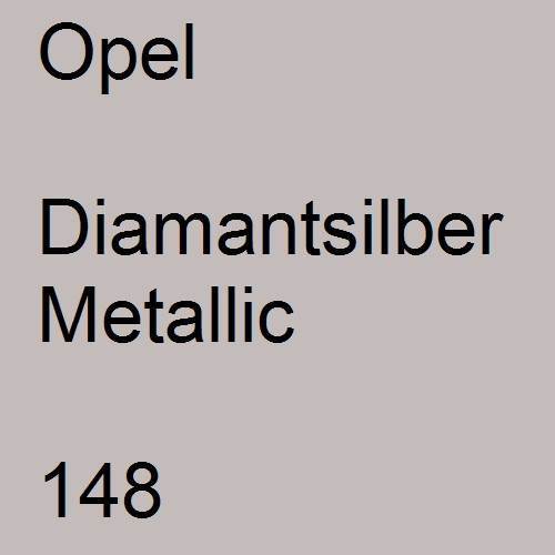 Opel, Diamantsilber Metallic, 148.